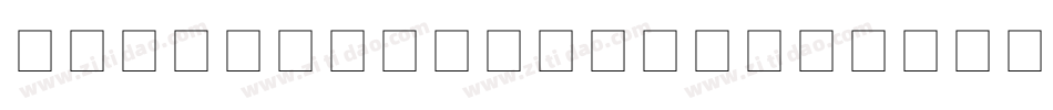 Evanescence Series B Prespaced字体转换